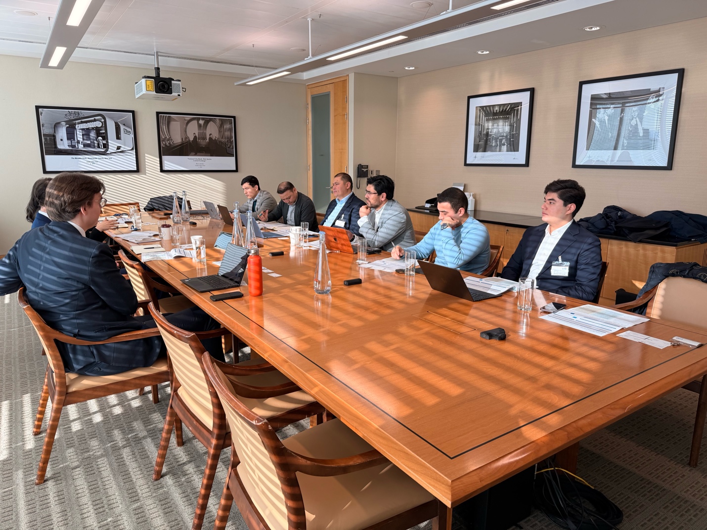 London and Tashkent teams joined in a single session