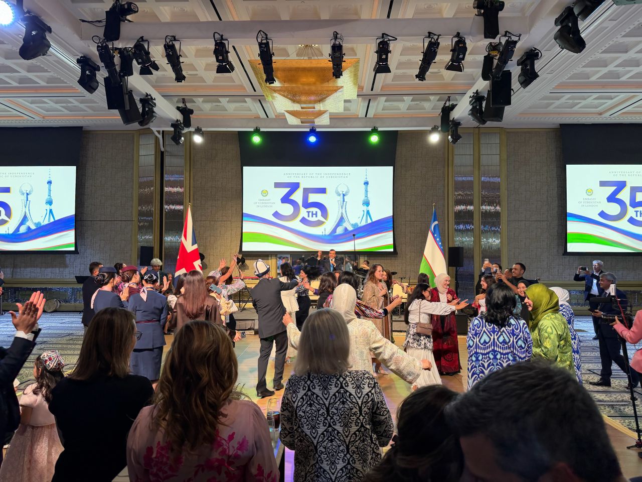 Guests at Uzbekistan's Independence Anniversary reception