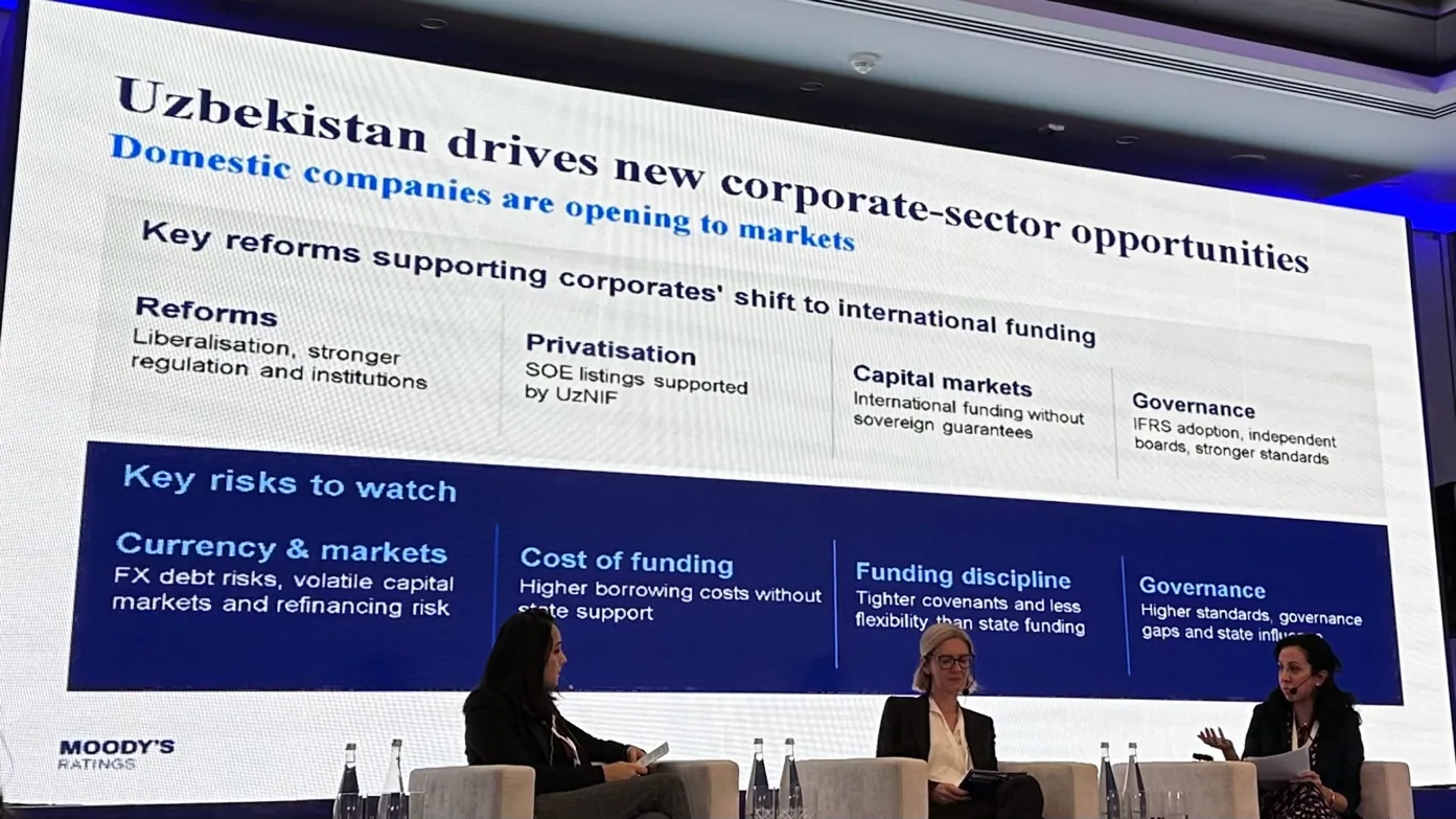Moody's Ratings presentation: Uzbekistan drives new corporate-sector opportunities